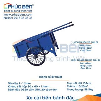 Xe cải tiến bánh đặc D550
