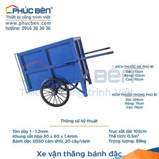 Xe vận thăng bánh đặc D550