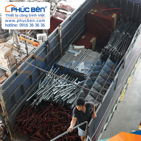 Xe giao hàng giàn giáo nêm Phúc Bền